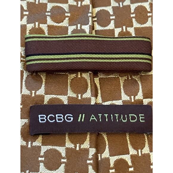 Bcbg Hand Made 100% Silk Men’s Neck Tie Made In China - Picture 8 of 9